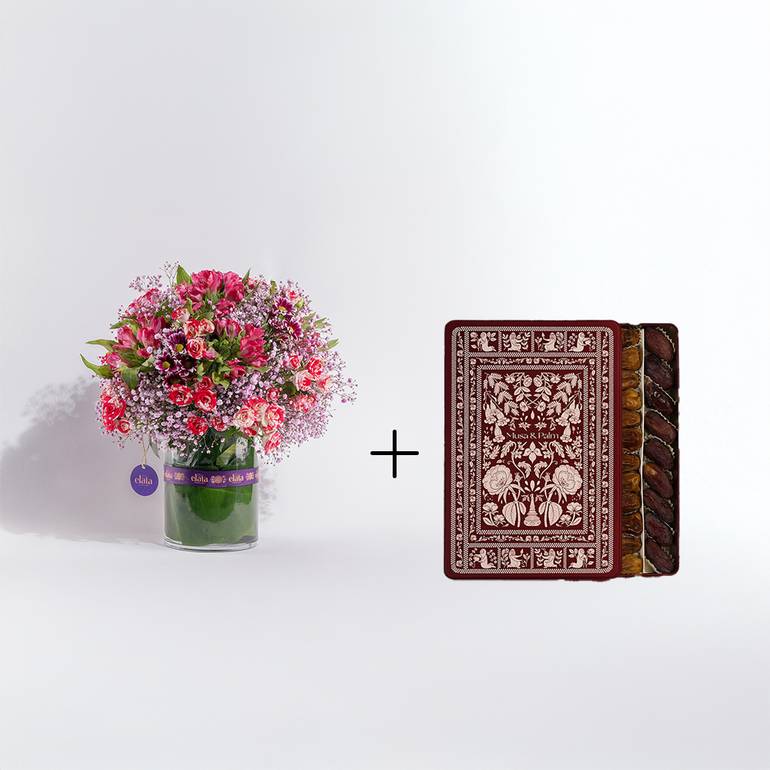 الرقة الهادئة + Saudi Rose Box