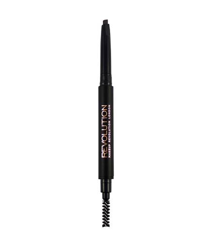Makeup Revolution Duo Brow Pencil Medium Brown