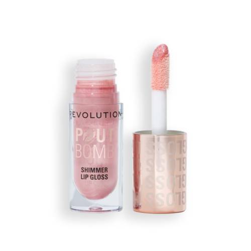Revolution Lip Bomb Plumping Shine Gloss - Shiny Pink