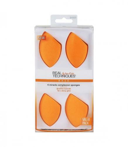 Real Techniques 4 Miracle Complexion Sponges Orange