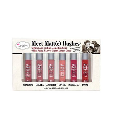 theBalm Meet Matte Hughes Liquid Lipsticks Mini Kit Vol.1 Multicolors 7.2ml