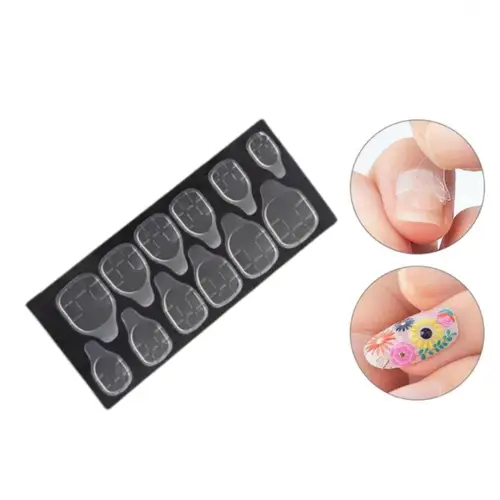 Transparent nail adhesive, 60 pieces