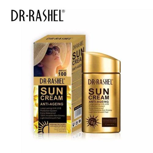 Dr. Rachel Sunscreen with gold extract and collagen anti-aging +++ SPF100 PA 80g: