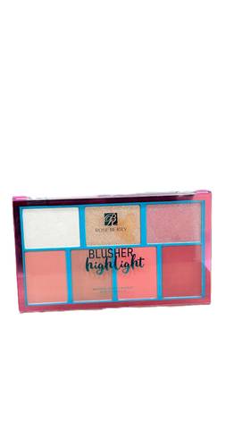 Rose Berry High Lighter Palette + Blush