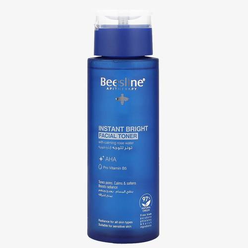 Beesline Toner for Face, Eyes and Lips with AHA Fruit Acid Fragrance Free - 200 ml