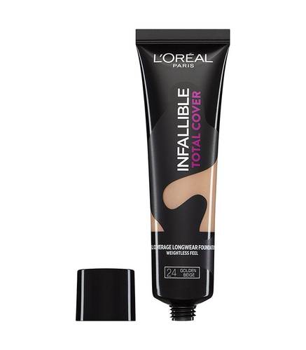 L'Oreal Paris Infallible Total Cover Foundation 24 Golden Beige 35g