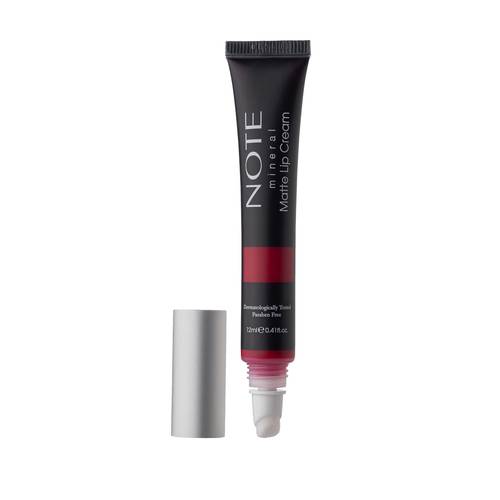 Note Mineral Matte Lip Cream, 06 Go Red, 12 ml