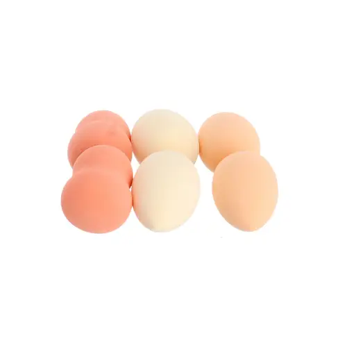A set of 6 pieces of sponge face