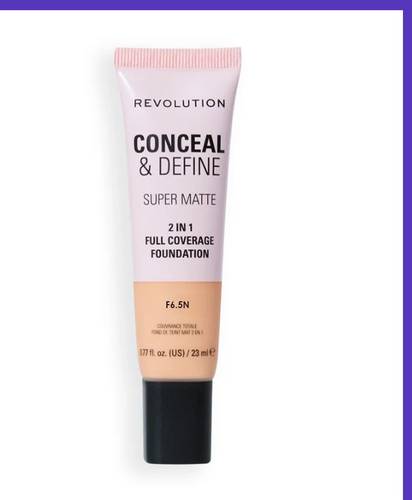 Revolution Silky Smooth Foundation Full Coverage F6.5N