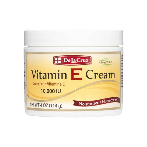 De La Cruz Skin Cream with Vitamin E for Face and Neck - 114g
