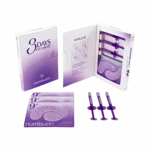 Numbuzin - No.9 NAD+ Retinol Eye Cream + Collagen Eye Patch 3 Days Eye Care Kit - 1 Set (2 Items)
