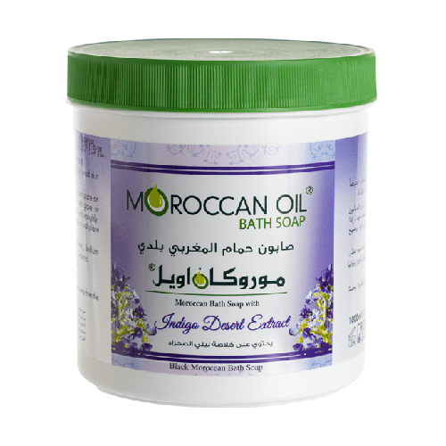 Moroccan bath soap with desert indigo extract from Moroccan Oil - 1000 ml
