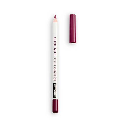 Lipliner Super Fill - Super47 from Revolution Beauty London is a creamy lipliner with a smooth application that provides precise definition to the lips. Its rich and long-lasting color makes it ideal for use on its own or with lipstick for a coordinated look.
