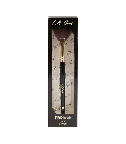 L.A. Girl Pro Fan Brush GPB102 Black/Gold