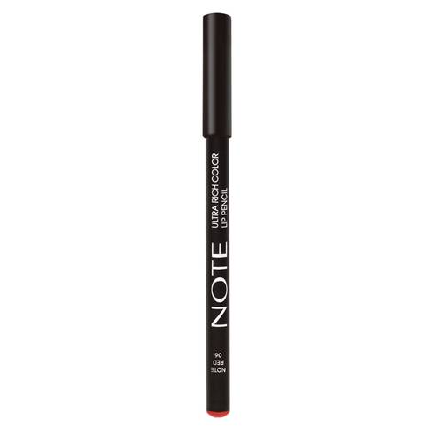 Note Ultra Rich Color Lip Pencil 06 – Note Red