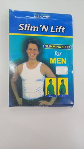 Slim fit men's bodyshaping shirt, size M