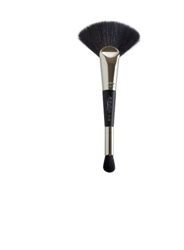 Double-Ended Highlighter Brush - Black/Silver from Aesthetica