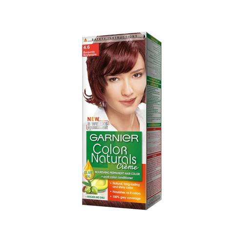GARNIER Nourishing Permanent Hair Color With Conditioner Burgundy 4.6