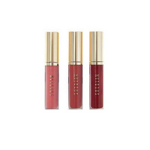 SHEGLAM Matte Allure Mini Liquid Lipstick Set-Private Tou