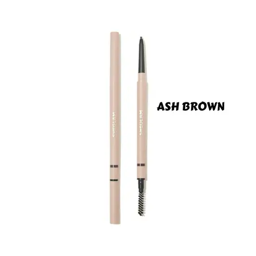 2 in 1 Waterproof Eyebrow Pencil in Ash Brown from Shiglam