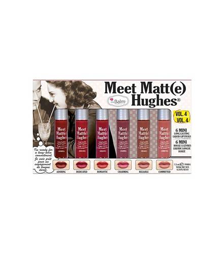 theBalm Meet Matte Hughes Liquid Lipsticks Mini Kit Vol.4 Multicolors 7.2ml
