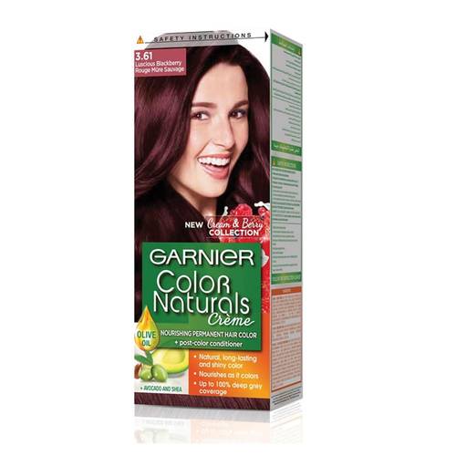 Garnier Color Naturals Cream Hair Color 3.61 Luscious Blackberry