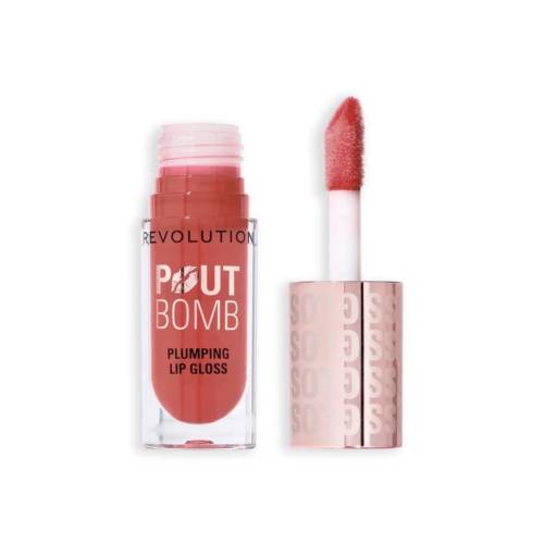 Glossy and volumizing lip gloss Boot Bomb Blooming from Revolution - Maple Warm Peach