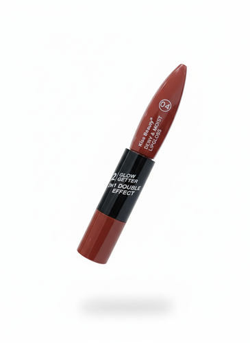 Kiss Beauty Double Sided Lipstick No.4 - Dual Color Lipstick for Versatile Looks