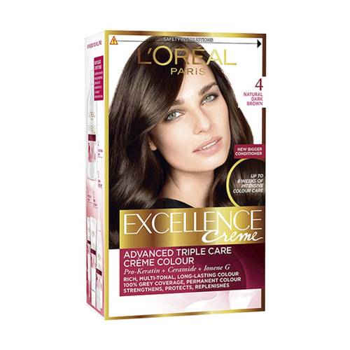 L'Oreal Paris Triple Protection Excellence Cream 4 Brown