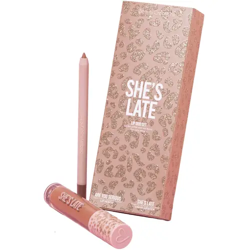 Beauty Creations Lip Duo Set - She'S Late