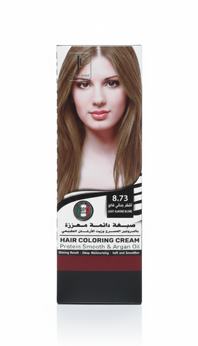 Permanent Hair Color Booster 8.73 Light Chestnut Blonde