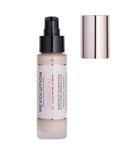 Revolution Conceal And Hydrate Foundation F4 Beige 23ml