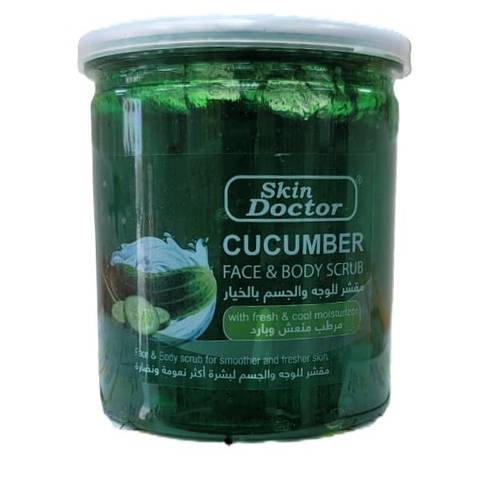 Cucumber facial and body scrub from Dr. Skin 500ml
