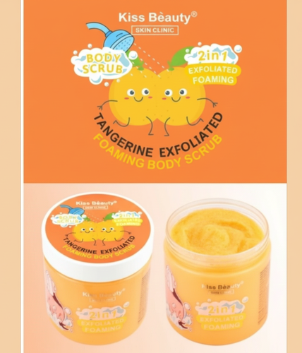 KISS BEAUTY Orange Body Scrub – 500g