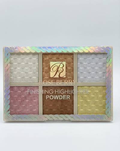 Multi-colored eyeshadow palette in rose berry
