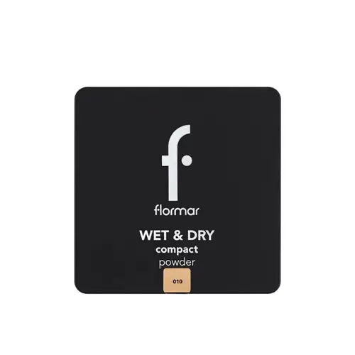 Flormar Wet & Dry Compact Powder - W10 Apricot (10g)