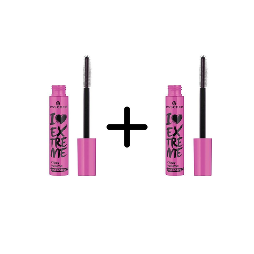 2 Pcs- Essence I Love Extreme Crazy Volume Mascara Pink