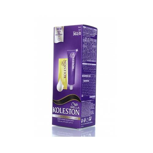 WELLA Hair Colour Creme With Oil Replacement 302/0 Black 50 ml