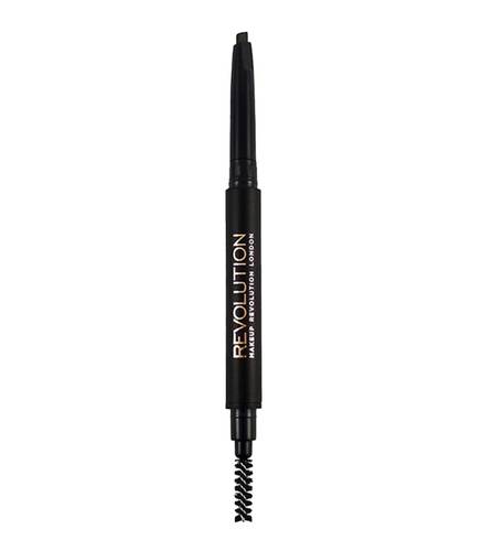 Makeup Revolution Duo Brow Pencil Dark Brown