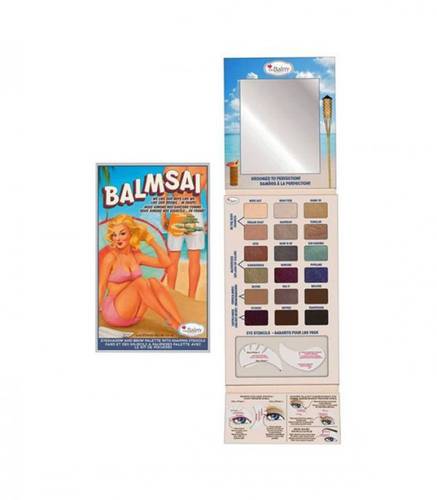 theBalm Balmsai Eyeshadow and Brow Stencil Palette Multicolor