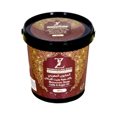 Moroccan Soap with Coffee & Argan Oil | Al Zain Al Maghribi – 600g