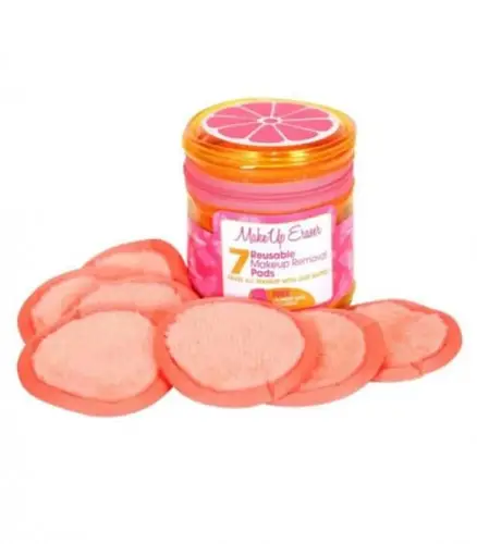 Reusable makeup removal towelettes 7 pad set from MakeupEraser in floral and orange scents