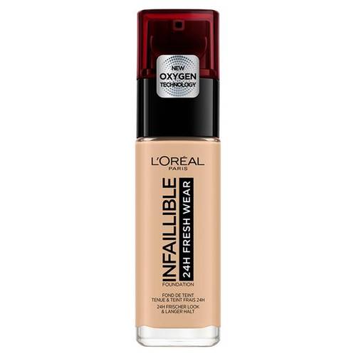 L'Oreal Paris Infallible 32hr Fresh Wear Foundation with Vitamin C - 125 Natural Buff