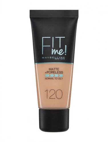 Maybelline New York Fit Me Matte + Poreless Foundation 120 Sophisticated Ivory