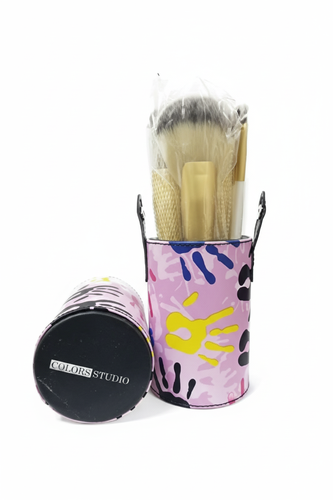 Makeup brush set - Pink - 12 piece from Colors Studio