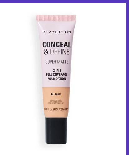 Revolution Ultra Soft Coverage Full Coverage Foundation F8.5NW