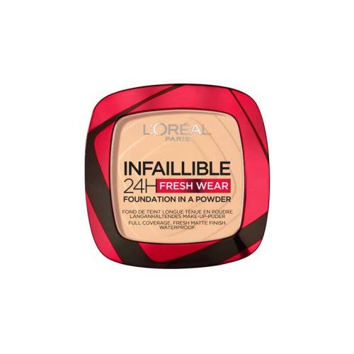 بودرة الأساس Infaillible 24H Fresh Wear Foundation in a Powder من لوريال باريس بدرجة اللون 40 Cashmere