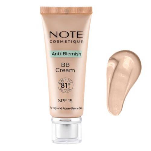 Note BB Cream Anti-blemish 02 Light Beige -30ml