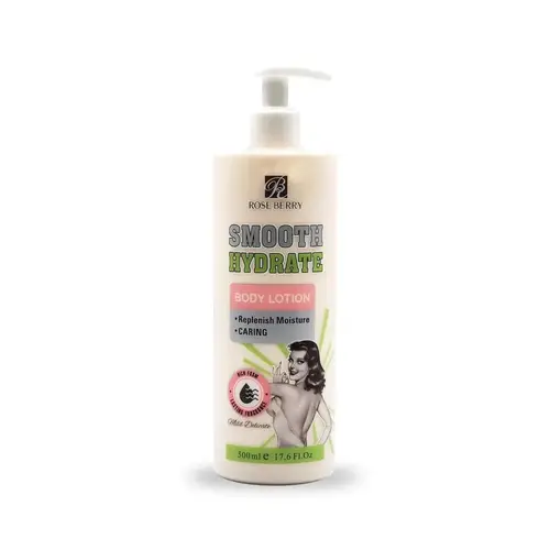 Rose Berry Body Lotion - Smooth Hydra Moisturizing and Dry Skin Treatment - 500 ml