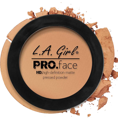 La Girl Pro Face Matte Pressed Powder Warm Honey 7 gm - GPP607